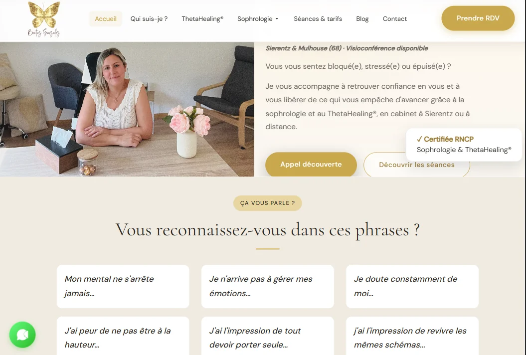 Site Beatriz Gonzalez - version desktop